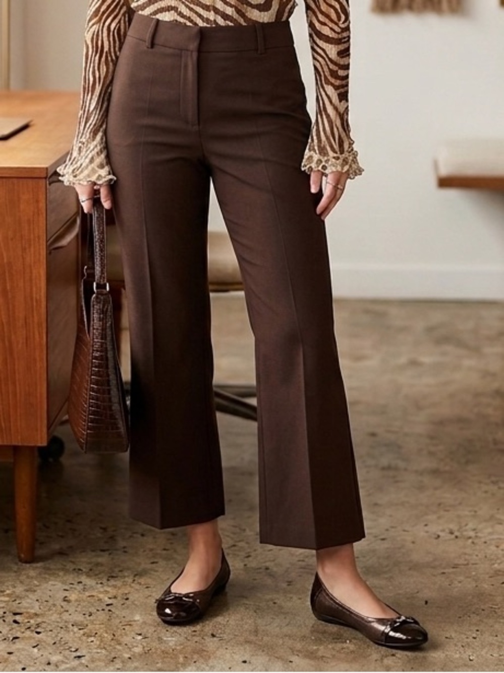 Attilio Giusti Leombruni Brown and Gold Leather Loafers with Decorative Rings